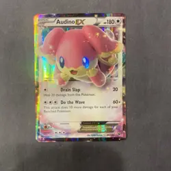 Audino EX 84/124 Ultra Rare Pokemon XY - Fates Collide NM - Image 1