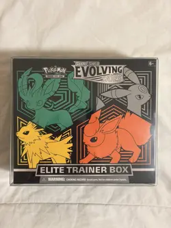 Pokemon TCG: SW&SH Evolving Skies Elite Trainer Box w/ Plastic Display Case - Image 1