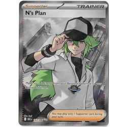 N's Plan Secret Rare SV: Black Bolt 163/086 Pokemon - Image 1