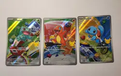 Pokemon 30th Anniversary First Partner Pack Charmander, Squirtle, Bulbasaur - Image 1