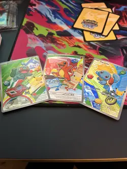 Pokemon First Partner Illustration Collection MEP Bulbasaur Charmander Squirtle - Image 1