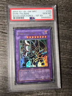 Yugioh 2003 Dark Paladin * 1st Edition MFC Ultra Rare * PSA 10 GEM MINT - Image 1