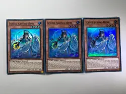 3 x Ichiki Sayori-Hime DOOD-EN030 Super Rare 1st Edition YuGiOh Playset NM - Image 1