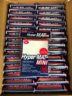 KMC HYPER MAT MINI CASE! (WHITE) 30 PACKS - 60 SLEEVES EACH - YUGIOH / CARDFIGHT - Image 1