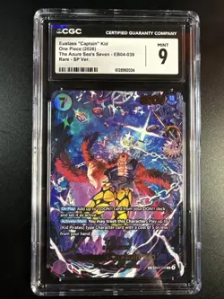 One Piece Eustass “Captain” Kid EB04-039 SP (OP14/EB04) English CGC 9 - Image 1