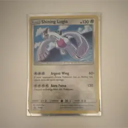 Pokemon Shining Lugia Promo Holo SM82 Shining Legends Basic 130 HP TCG Card - Image 1