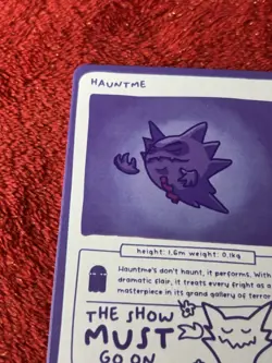 Hauntme Pokemon Doodle Card 62 Near Mint Fan Art - Image 2