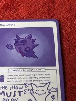 Hauntme Pokemon Doodle Card 62 Near Mint Fan Art - Image 3