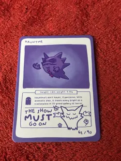 Hauntme Pokemon Doodle Card 62 Near Mint Fan Art - Image 5