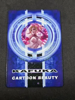 Kafuka Cartoon Beauty ACG Goddess Story Sexy Waifu Anime Card Mercy - Image 2