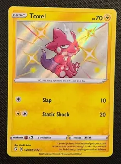 Pokemon Card Toxel SV041/SV122 Shiny Vault Near Mint - Image 1