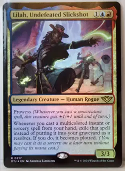 Lilah, Undefeated Slickshot [New, Near Mint] *Foil* {Thunder Junction} - Image 1
