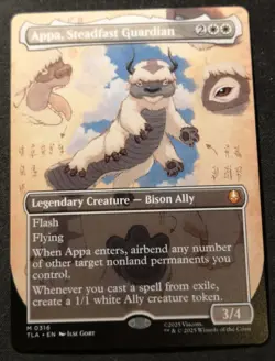 Appa, Steadfast Guardian - Borderless - TLA - MTG - EN - NM - 0316 - Image 1