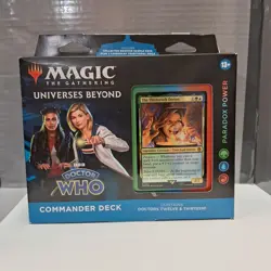 Magic the Gathering Universes Beyond BBC Doctor Who Paradox Power Commander Deck 195166228815 - Image 1