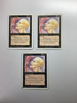 Sengir Vampire 1994 Revised Edition MTG Playset - Image 1