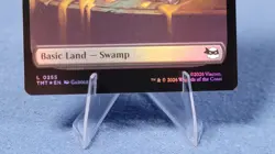 Foil TMNT Full Art Swamp Pizza Land NM Magic the Gathering Mtg 255 A - Image 5
