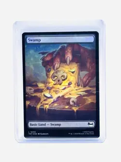 Swamp (Foil) 0255 TMT [Teenage Mutant Ninja Turtles] TMNT MTG NM - Image 1