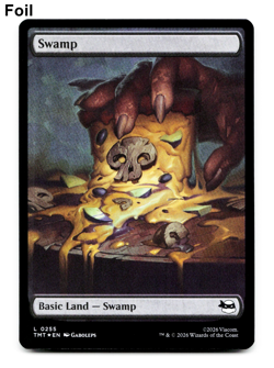 Swamp (Foil) 0255 TMT [Teenage Mutant Ninja Turtles] TMNT MTG NM 💀 - Image 1