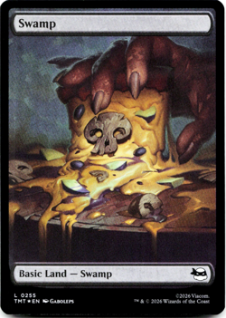 Swamp (Foil) 0255 TMT [Teenage Mutant Ninja Turtles] TMNT MTG NM 💀 - Image 2