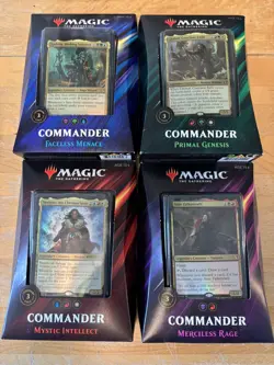 MTG Magic The Gathering Commander 2019 C19 Set of 4 Decks Factory Sealed C - Image 1