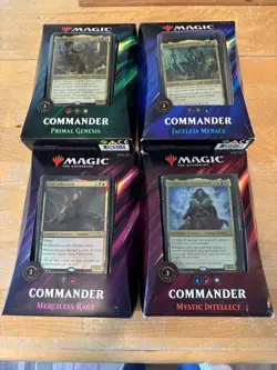 MTG Magic The Gathering Commander 2019 C19 Set of 4 Decks Factory Sealed D - Image 1