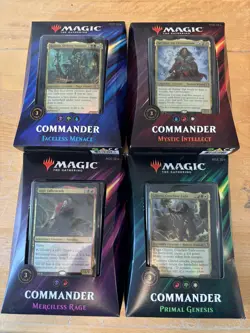 MTG Magic The Gathering Commander 2019 C19 Set of 4 Decks Factory Sealed G - Image 1