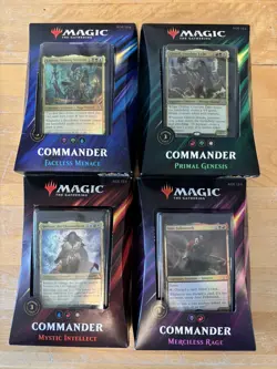 MTG Magic The Gathering Commander 2019 C19 Set of 4 Decks Factory Sealed A - Image 1