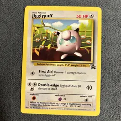 Near Mint Jigglypuff Black Star Promo #7 Pokemon Card NM 🔥 - Image 1