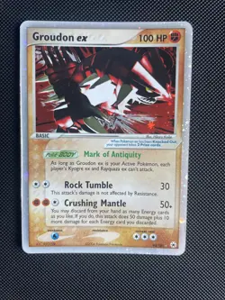 Groudon ex - 93/101 - Pokemon Hidden Legends Ultra Rare MP - Image 1