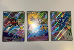 Pokemon First Partners illustration Collection Rowlet Litten Popplio Promo 30th - Image 1