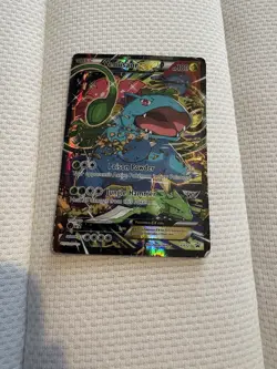 Pokemon TCG Venusaur EX XY123 Black Star Promo Full Art Holo Card - Image 5