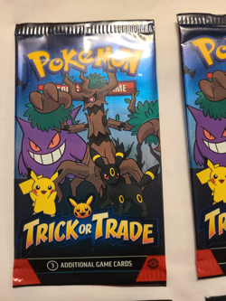 Lot of 11 POKEMON Packs TCG 2025 Trick Or Trade New Sealed (each pack has 3pcs) - Image 3