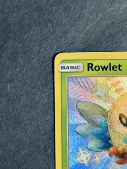 Rowlet SV2/SV94 Hidden Fates Shiny Vault Holo Rare Pokemon Card NM - Image 3