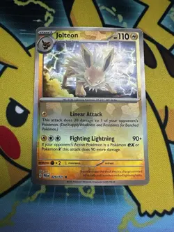 Pokemon TCG Jolteon Prismatic Evolutions Reverse Holo Pokeball 029/131 Mint - Image 1