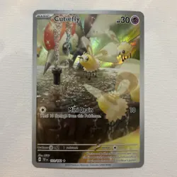 Pokemon TCG Cutiefly 172/162 IR Temporal Forces Illustration Rare Holo NM - Image 1