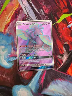 Oricorio GX 217/236 Full Art Cosmic Eclipse Sun & Moon Pokemon TCG Near Mint - Image 1