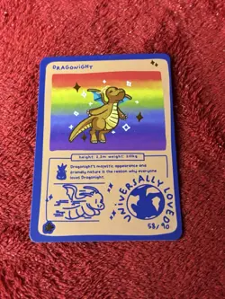 Dragonight Pokemon Doodle 58 Near Mint Fan Art - Image 1