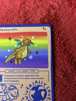Dragonight Pokemon Doodle 58 Near Mint Fan Art - Image 2