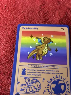 Dragonight Pokemon Doodle 58 Near Mint Fan Art - Image 3