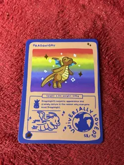 Dragonight Pokemon Doodle 58 Near Mint Fan Art - Image 5