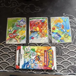 Pokemon First Partner Illustration Collection MEP Bulbasaur Charmander Squirtle - Image 2