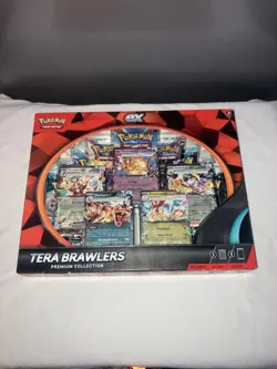 Pokemon Tera Brawlers Premium Collection New Sealed Charizard - Image 1