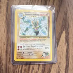 Pokemon Giovanni's Machamp 6/132 Gym Challenge Holo Rare 100 HP Stage 2 English - Image 1
