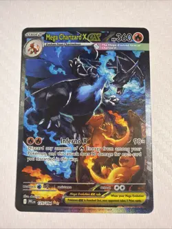 Mega Charizard X EX 125/094 SIR ⭐⭐ NM Me02: Phantasmal Flames Pokemon TCG - Image 1