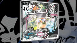 Pokemon Black Bolt White Flare Poster Collection Lot Of 4 - Image 1