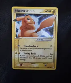 Pokemon Pikachu Gold Star Holo Rare EX Holon Phantoms 104/110 2006 - Image 4