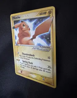 Pokemon Pikachu Gold Star Holo Rare EX Holon Phantoms 104/110 2006 - Image 5
