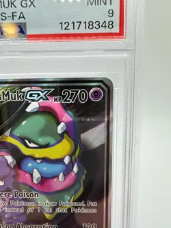 2019 Pokemon S&M Unbroken Bonds Muk & Alolan Muk GX #197 | TAG TEAM | PSA 9 MINT - Image 3