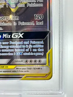 2019 Pokemon S&M Unbroken Bonds Muk & Alolan Muk GX #197 | TAG TEAM | PSA 9 MINT - Image 5