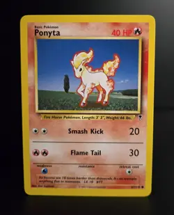 Pokemon TCG - PONYTA - 87/110 - UNLIMITED - LEGENDARY COLLECTION (2002) - LP/NM - Image 1